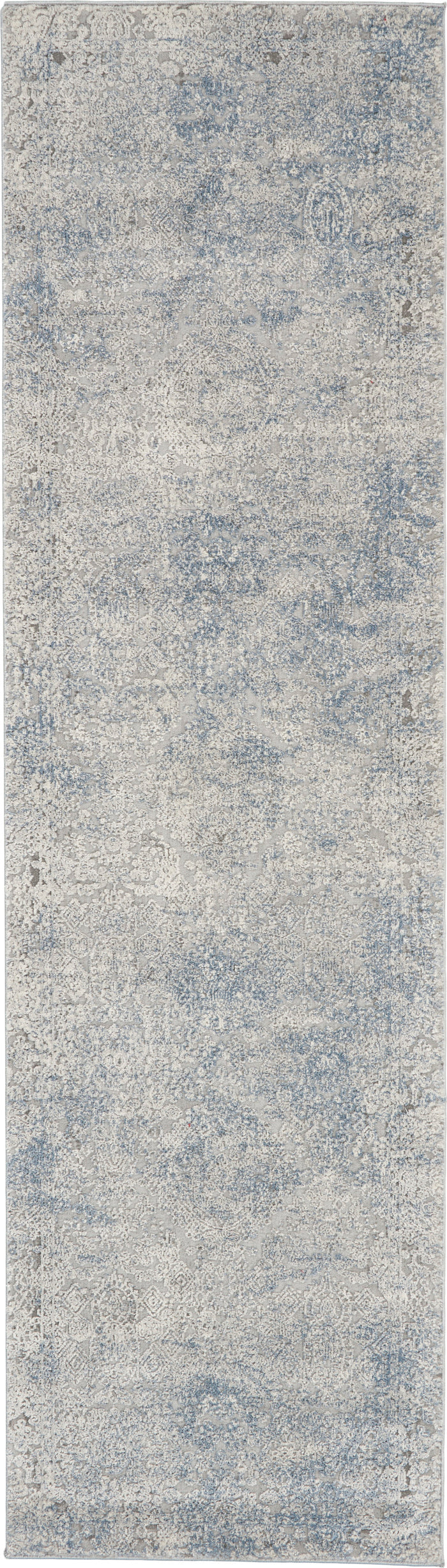 Nourison Home - Rustic Textures Ivory/Light Blue Area Rug Rust09