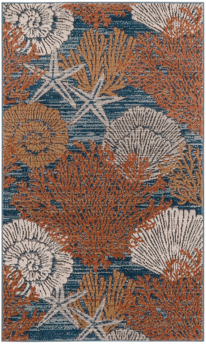 The Rug Corner Nourison Home Seaside SDS04 BLUMT Area Rugs