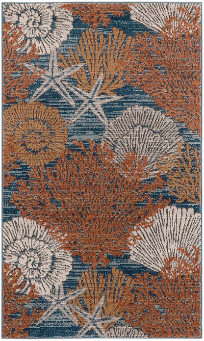 The Rug Corner Nourison Home Seaside SDS04 BLUMT Area Rugs