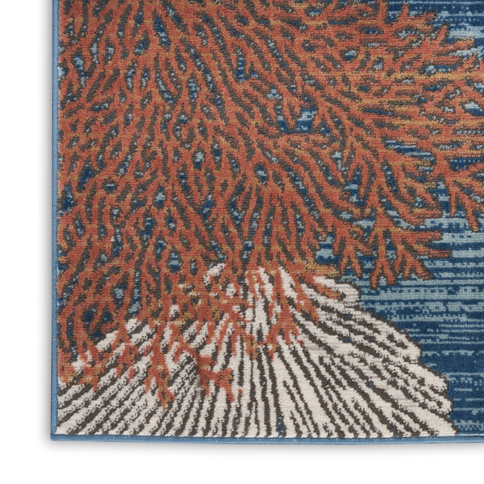 The Rug Corner Nourison Home Seaside SDS04 BLUMT Area Rugs