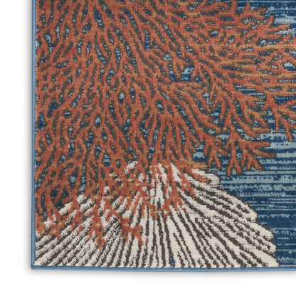 The Rug Corner Nourison Home Seaside SDS04 BLUMT Area Rugs