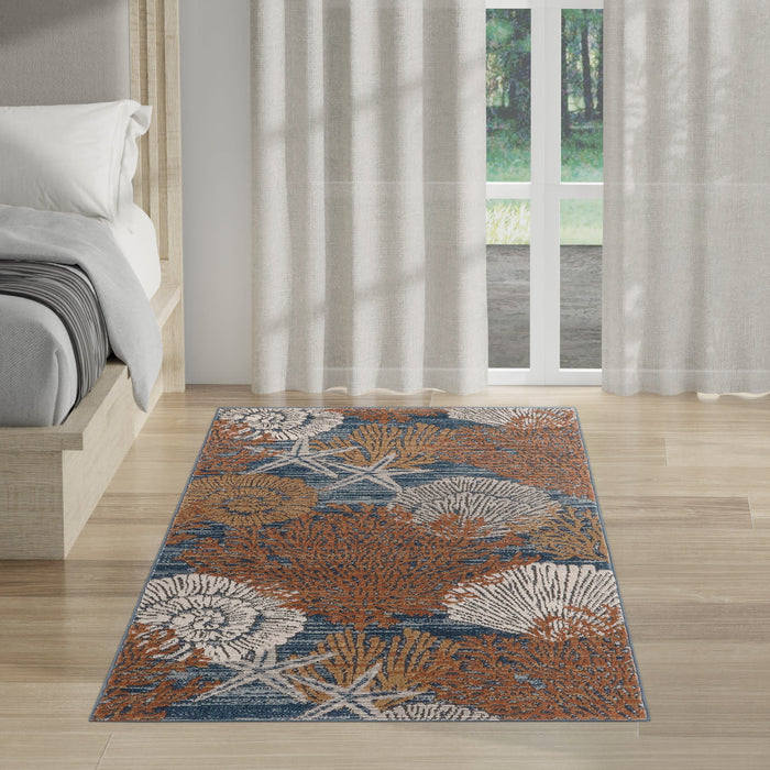The Rug Corner Nourison Home Seaside SDS04 BLUMT Area Rugs