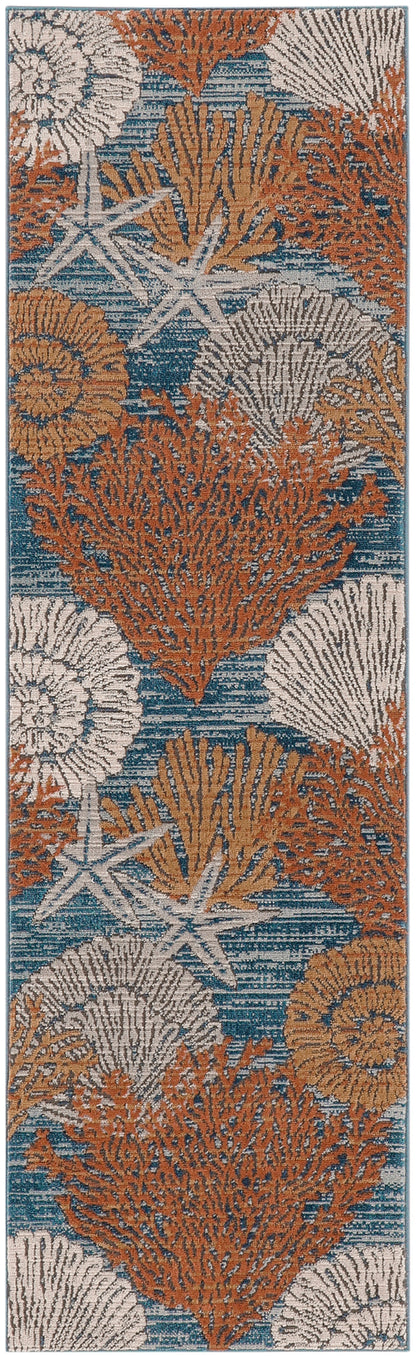 The Rug Corner Nourison Home Seaside SDS04 BLUMT Area Rugs