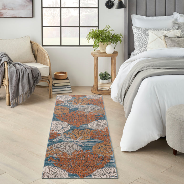 The Rug Corner Nourison Home Seaside SDS04 BLUMT Area Rugs
