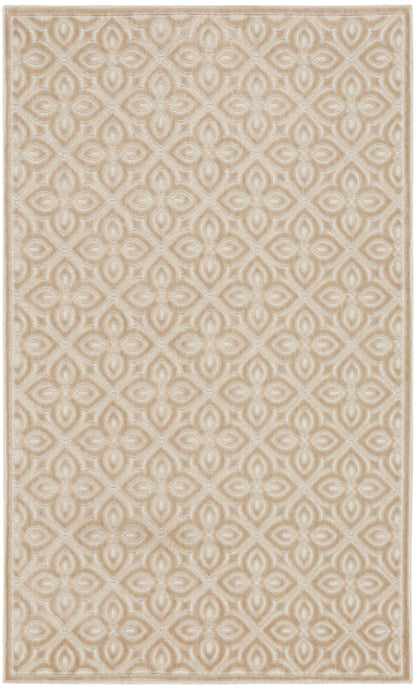 The Rug Corner Nourison Home Nourison Home - Washable Charm Beige/Ivory Area Rug WCH03