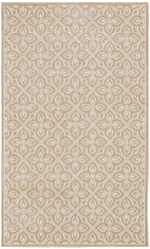 The Rug Corner Nourison Home Nourison Home - Washable Charm Beige/Ivory Area Rug WCH03