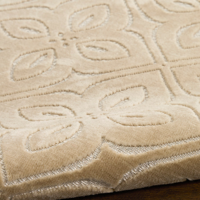 The Rug Corner Nourison Home Nourison Home - Washable Charm Beige/Ivory Area Rug WCH03