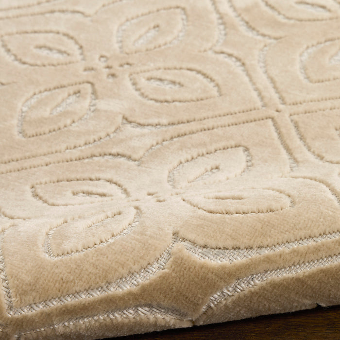 The Rug Corner Nourison Home Nourison Home - Washable Charm Beige/Ivory Area Rug WCH03