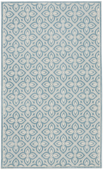 The Rug Corner Nourison Home Nourison Home - Washable Charm Blue/Ivory Area Rug WCH03