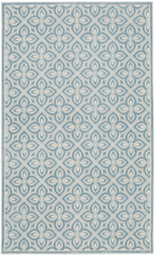 The Rug Corner Nourison Home Nourison Home - Washable Charm Blue/Ivory Area Rug WCH03