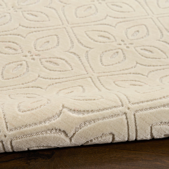 The Rug Corner Nourison Home Washable Charm WCH03 IVORY Area Rugs
