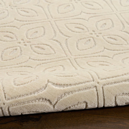 The Rug Corner Nourison Home Washable Charm WCH03 IVORY Area Rugs