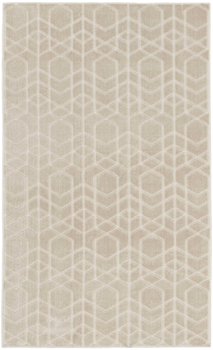 The Rug Corner Nourison Home Nourison Home - WAshable Charm Silver/Ivory Area Rug WCH01