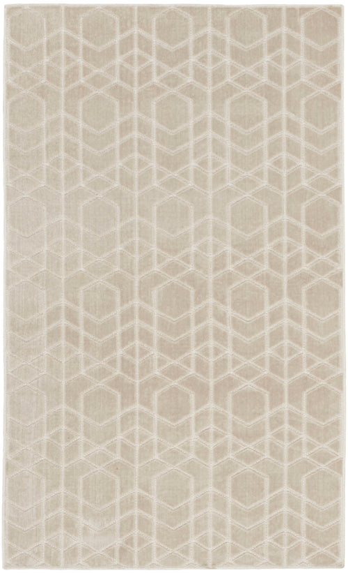 The Rug Corner Nourison Home Nourison Home - WAshable Charm Silver/Ivory Area Rug WCH01
