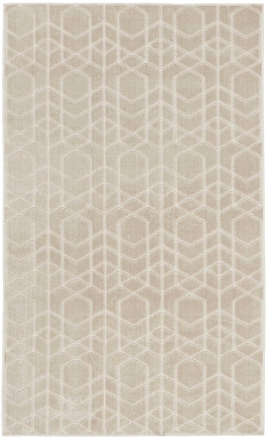 The Rug Corner Nourison Home Nourison Home - WAshable Charm Silver/Ivory Area Rug WCH01