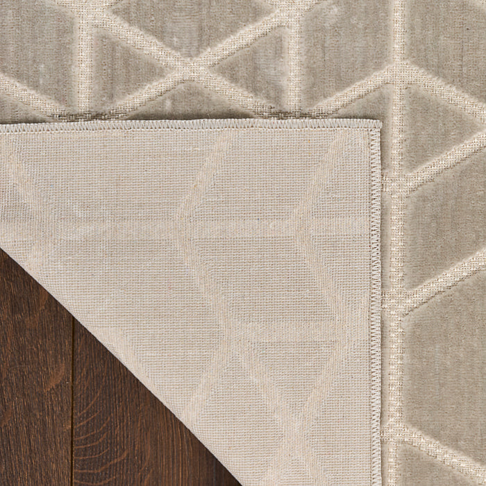The Rug Corner Nourison Home Nourison Home - WAshable Charm Silver/Ivory Area Rug WCH01