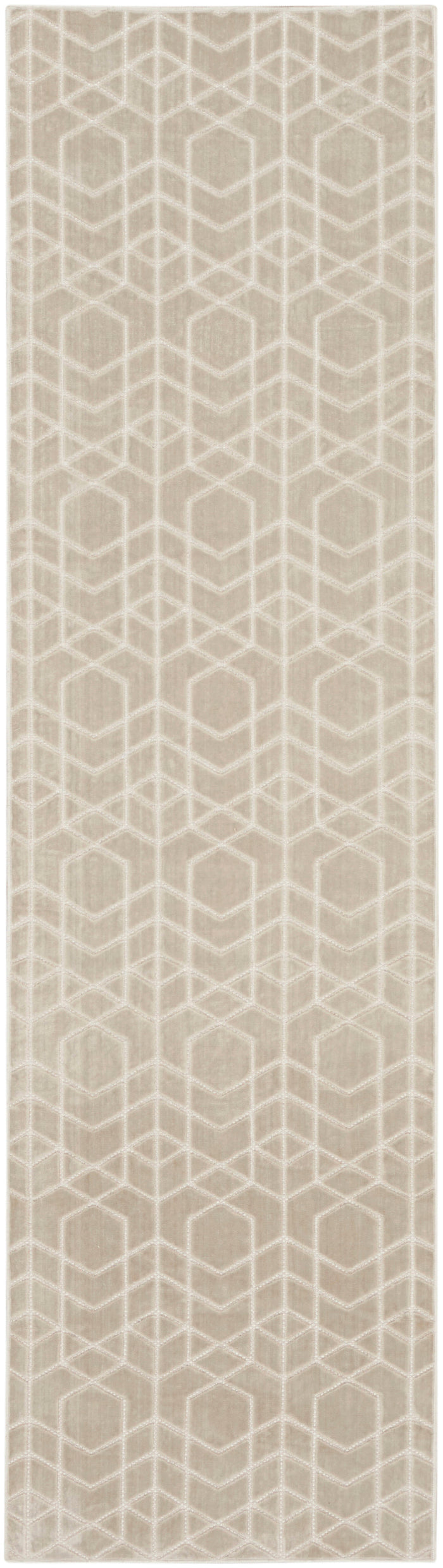 The Rug Corner Nourison Home Nourison Home - WAshable Charm Silver/Ivory Area Rug WCH01