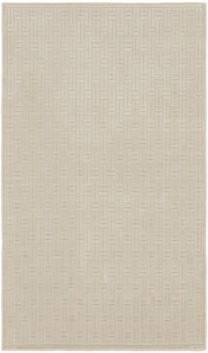 The Rug Corner Nourison Home Nourison Home - Washable Charm Silver/Ivory Area Rug WCH02