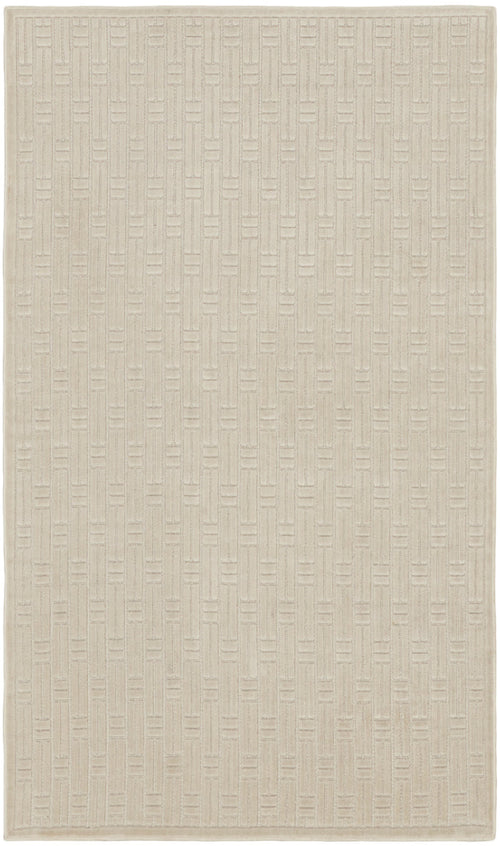 The Rug Corner Nourison Home Nourison Home - Washable Charm Silver/Ivory Area Rug WCH02