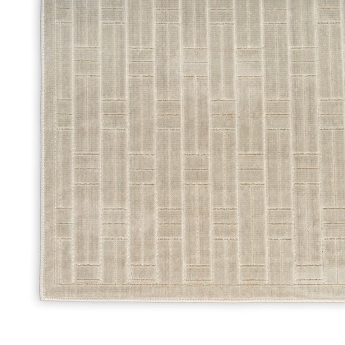 The Rug Corner Nourison Home Nourison Home - Washable Charm Silver/Ivory Area Rug WCH02