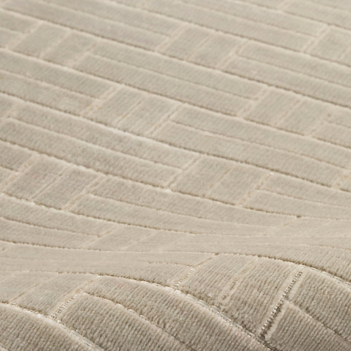 The Rug Corner Nourison Home Nourison Home - Washable Charm Silver/Ivory Area Rug WCH02