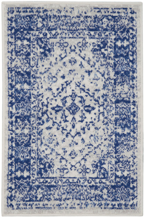 The Rug Corner Nourison Home Nourison Home - Whimsicle Ivory/Navy Area Rug WHS15