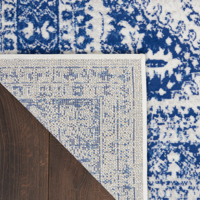 The Rug Corner Nourison Home Nourison Home - Whimsicle Ivory/Navy Area Rug WHS15