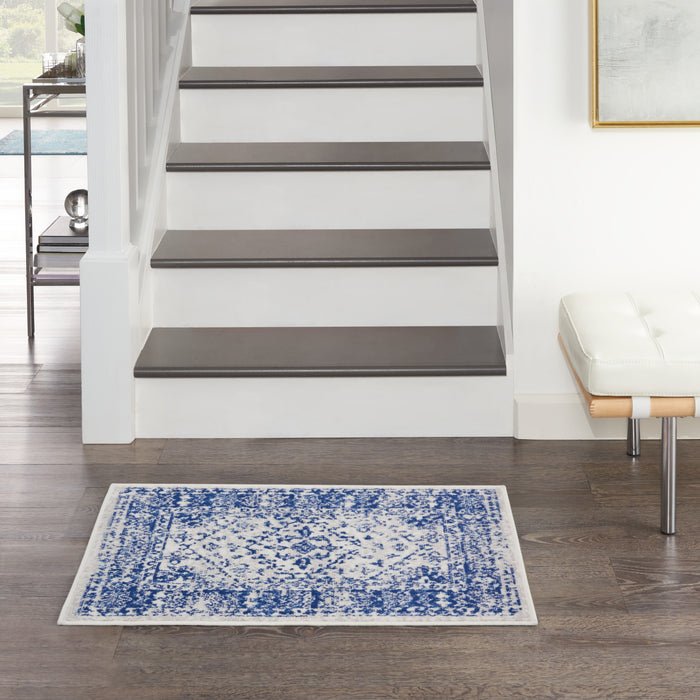 The Rug Corner Nourison Home Nourison Home - Whimsicle Ivory/Navy Area Rug WHS15