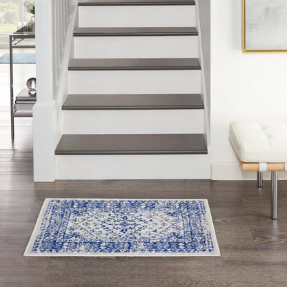 The Rug Corner Nourison Home Nourison Home - Whimsicle Ivory/Navy Area Rug WHS15