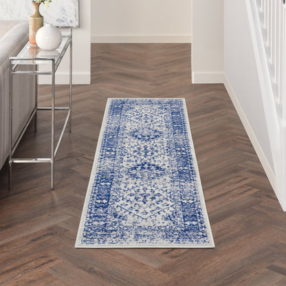 The Rug Corner Nourison Home Nourison Home - Whimsicle Ivory/Navy Area Rug WHS15