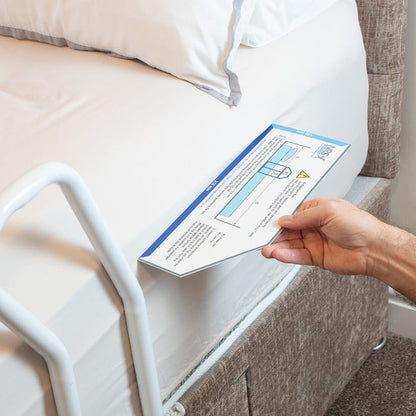 Close-up of a feature of NRS 2-In-1 Bed Rail.
