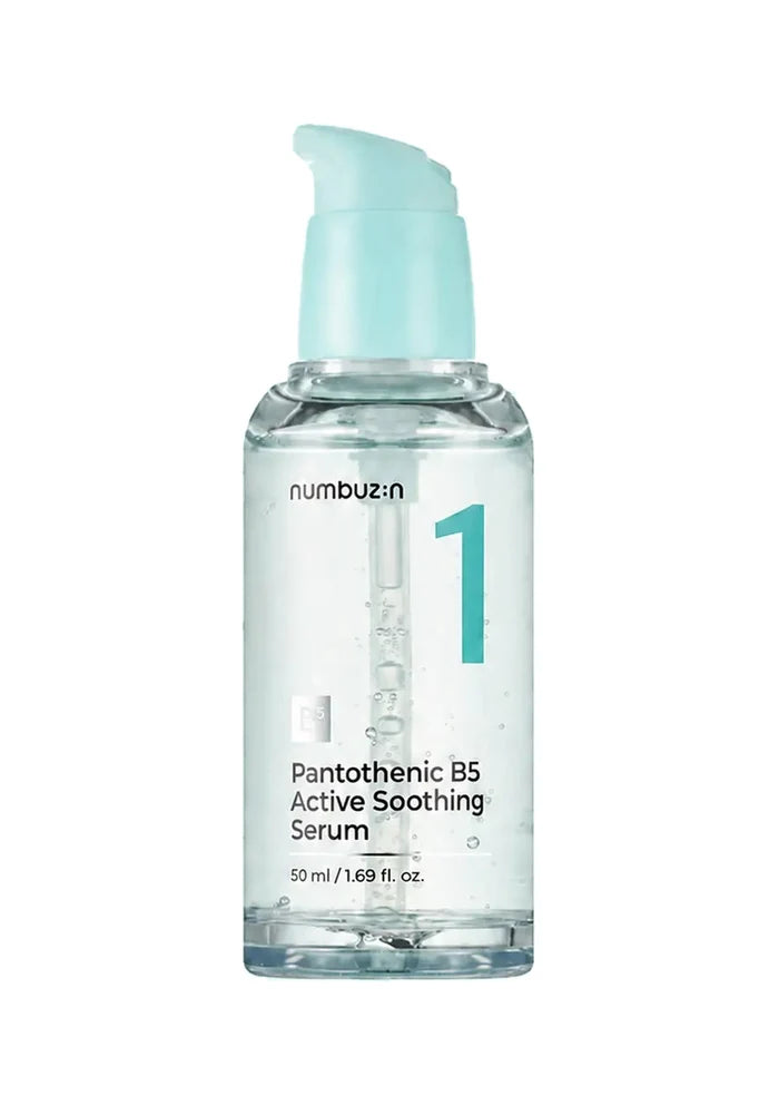 Numbuzin No.1 Pantothenic B5 Active Soothing Serum 50ml clean pump bottle packshot