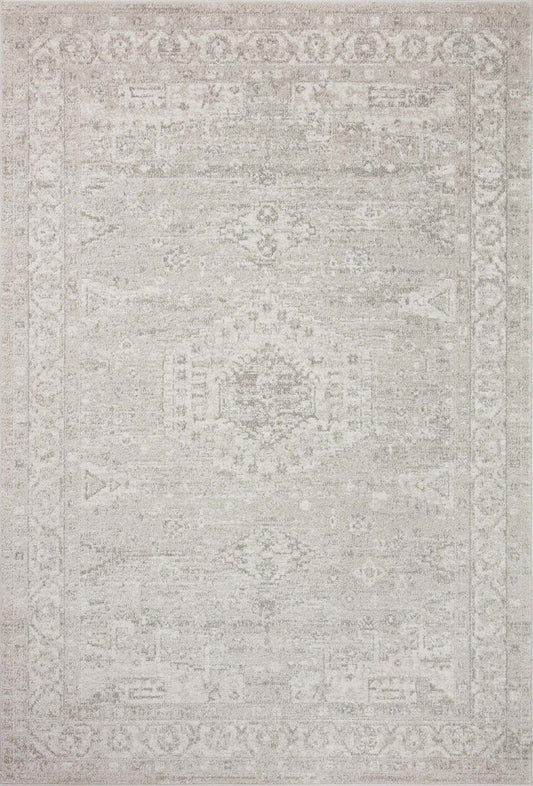 The Rug Corner Loloi II Odette Silver / Ivory
