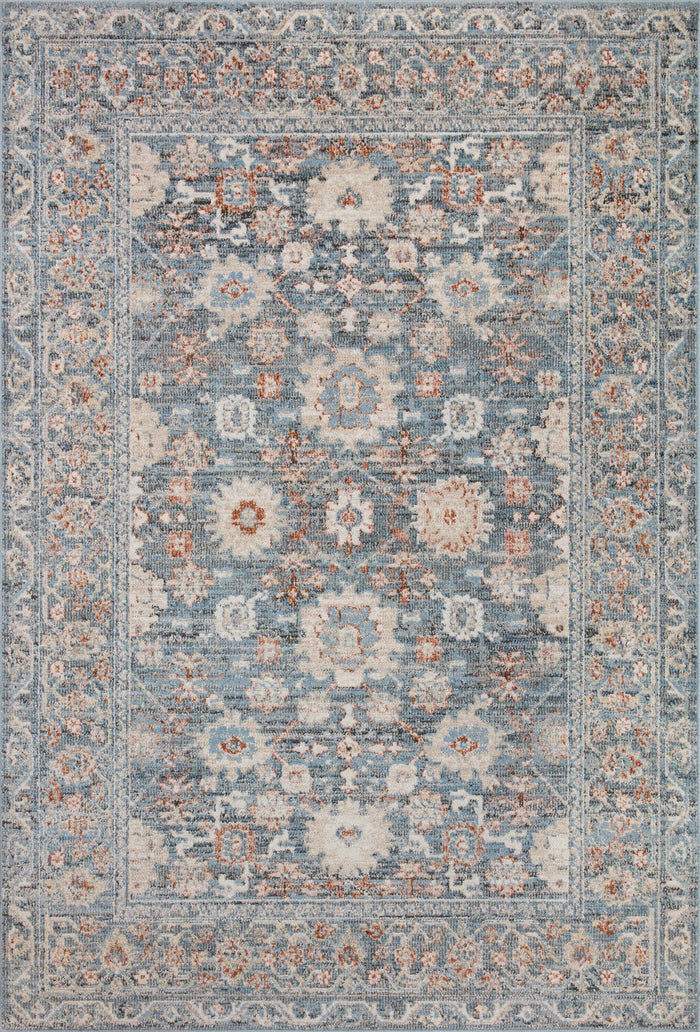 The Rug Corner Loloi II Odette Sky / Rust