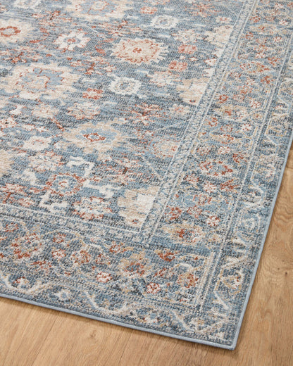 The Rug Corner Loloi II Odette Sky / Rust