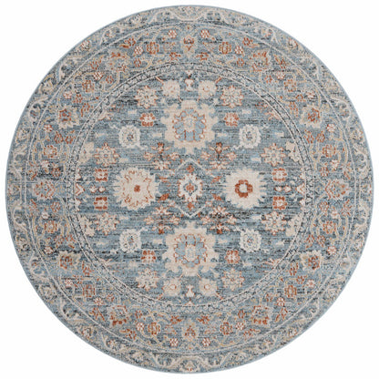 The Rug Corner Loloi II Odette Sky / Rust