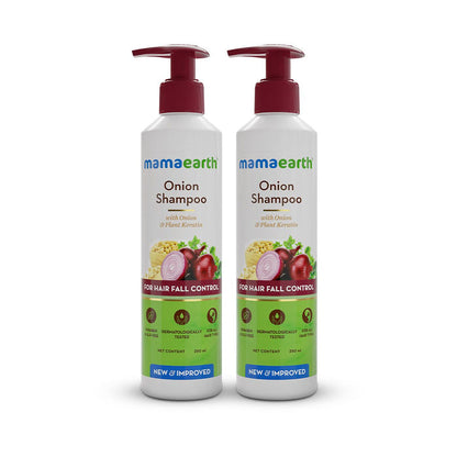 Mamaearth onion shampoo pack of 2 front