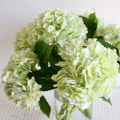 Outdoor artificial hydrangea flowers