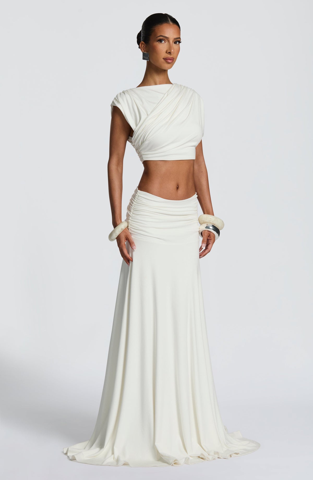 Paige Maxi Skirt - Ivory