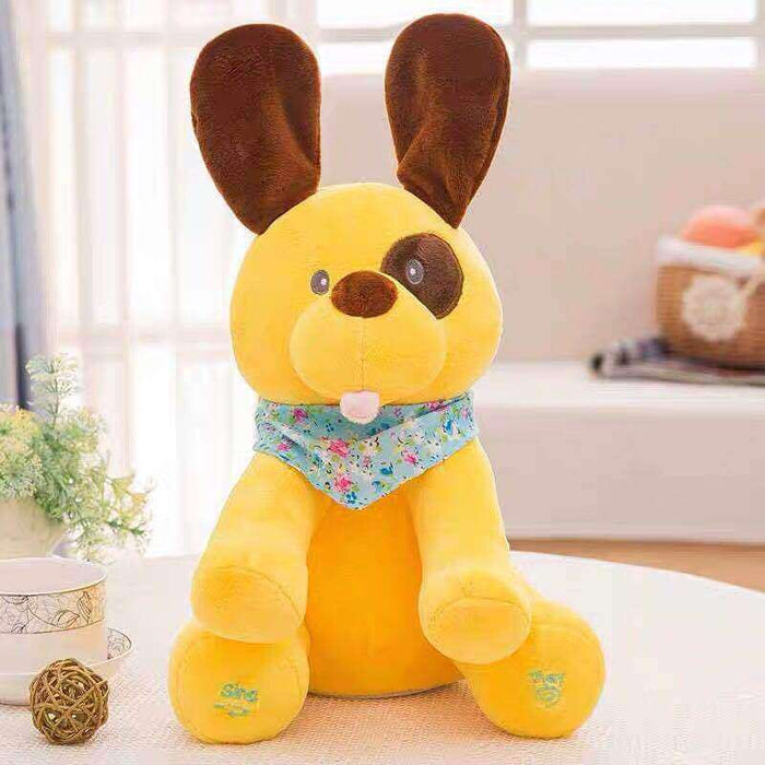 Gadget Gerbil Peek A Boo Dog Plush Toy