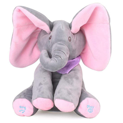 Gadget Gerbil Peek A Boo Elephant Plush Toy