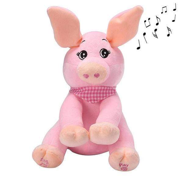 Gadget Gerbil Peek A Boo Pig Plush Toy