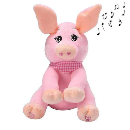 Gadget Gerbil Peek A Boo Pig Plush Toy