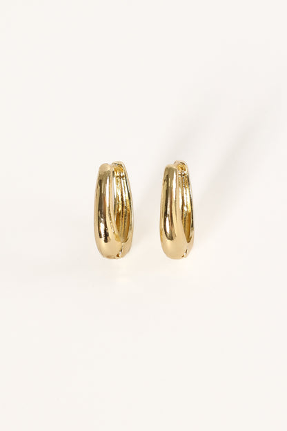 Farrow Loop Earrings - Gold