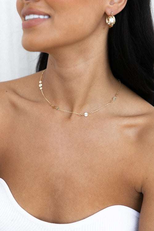 Glimmer Dainty Necklace - Gold