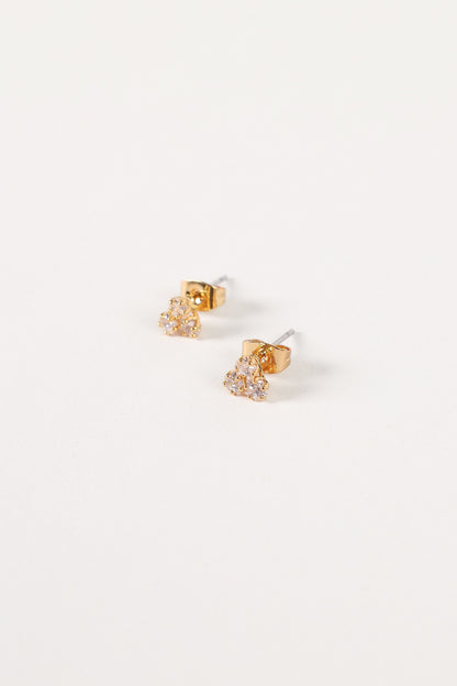 Janey Stud Earrings - Gold