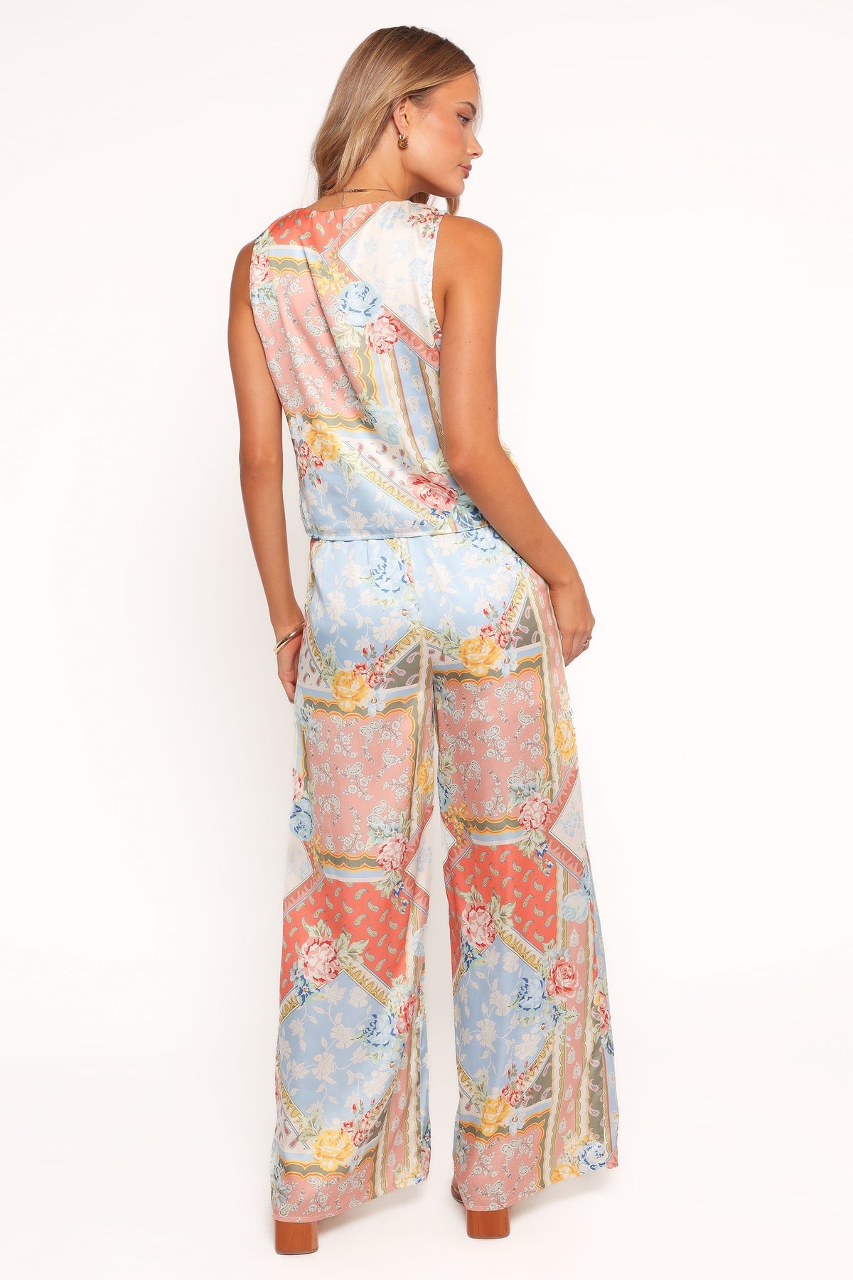 Charly Wide Leg Pant - Bel Air Rose