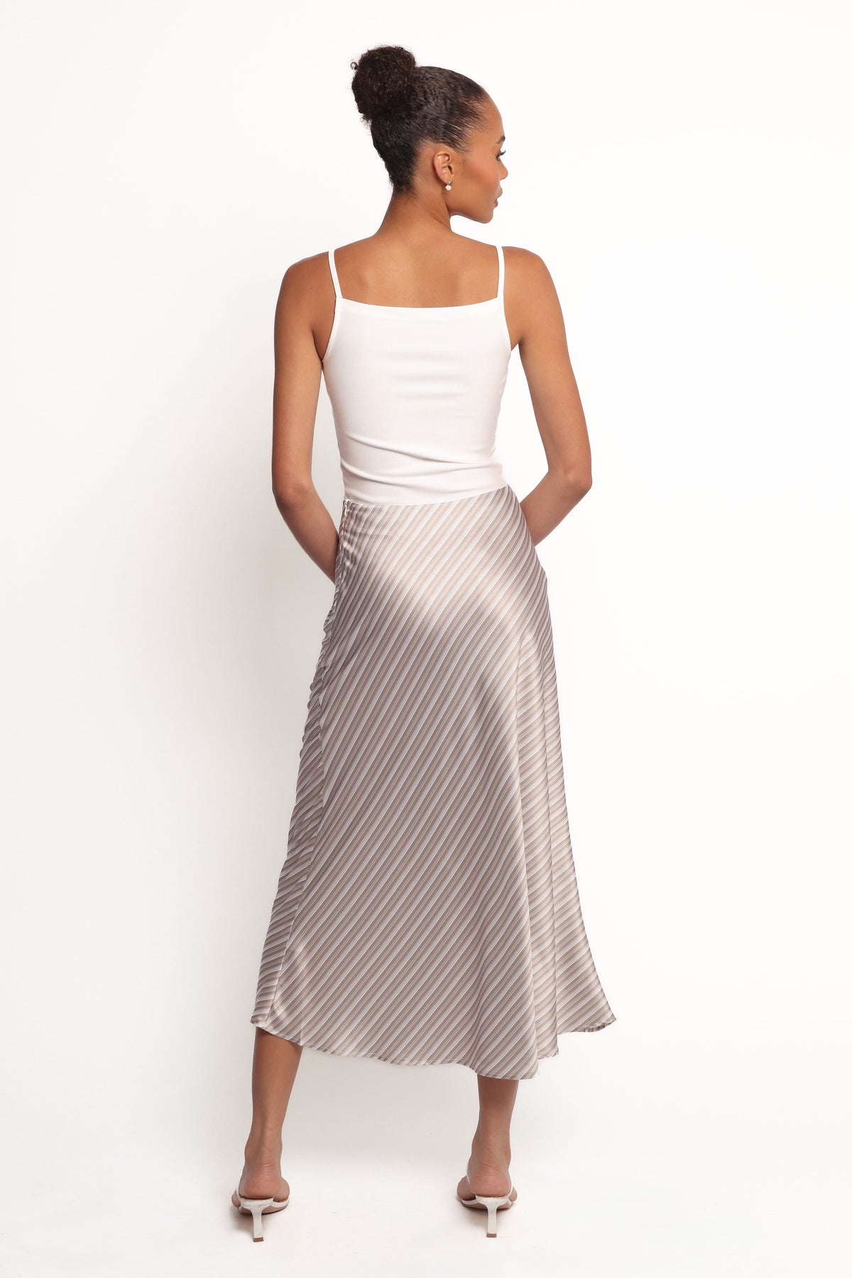 Corrina Midi Skirt - Stripe