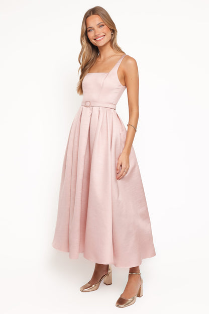 Augustine Midi Dress - Dusty Pink