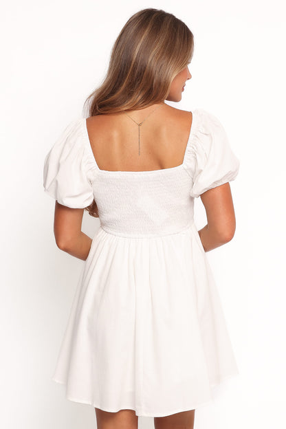 Eliska Mini Dress - White